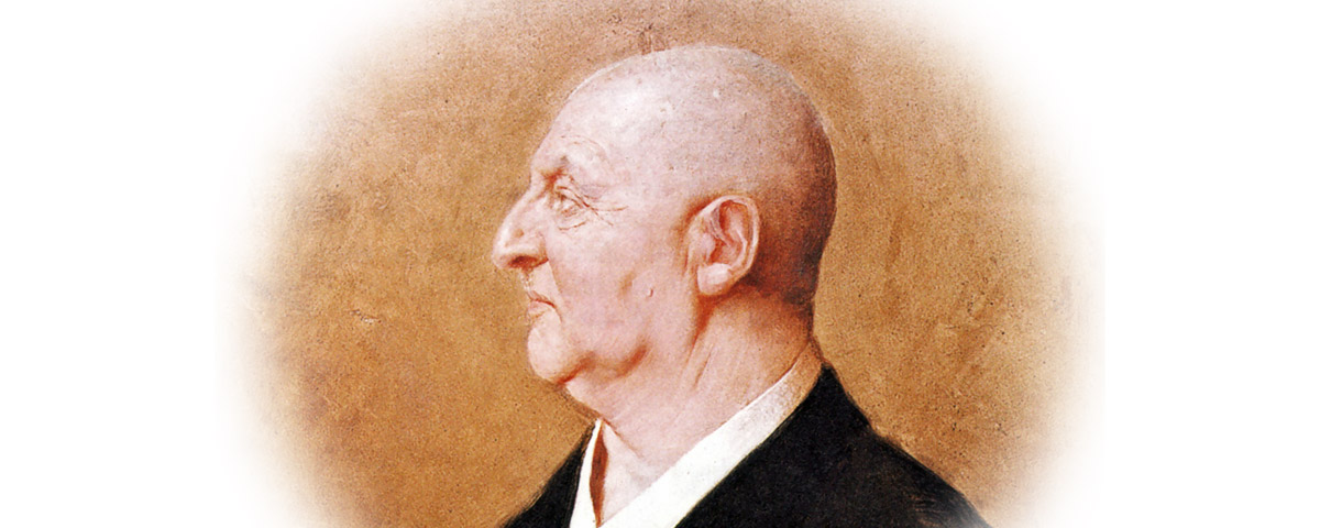 Anton Bruckner (1824–1896), gemalt 1885 von Hermann von Kaulbach (1846–1909) Public Domain (<a href="https://commons.wikimedia.org/wiki/File:Anton_Bruckner_(Kaulbach).jpg">Wikipedia Commons</a>)