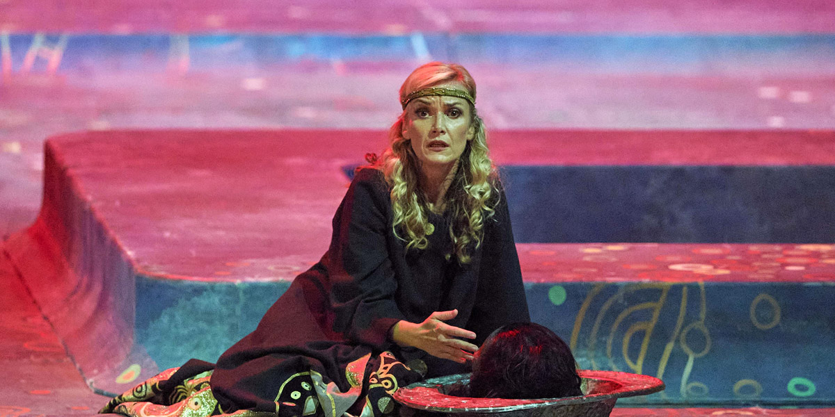 »Salome«: Vida Miknevičiūtė als Salome bei ihrem Debut an der Wiener Staatsoper. © Wiener Staatsoper GmbH/Michael Pöhn