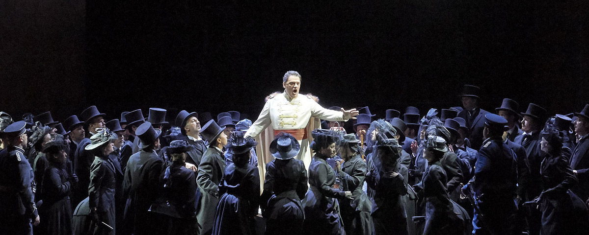 »Otello«, 1. Akt: Aleksandrs Antonenko als Otello beim »Esultate!« © Wiener Staatsoper GmbH/Michael Pöhn