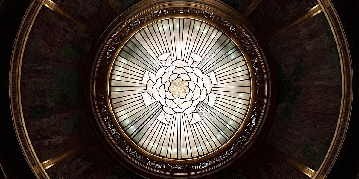 Art déco-Plafond des Théâtre des Champs-Élysées, Paris © Thomas Prochazka