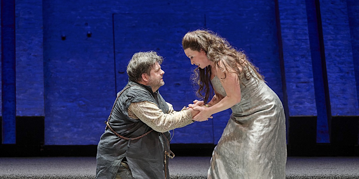 » Siegfried «, 3. Aufzug: Nina Stemme (Brünnhilde) und Michael Weinius (Siegfried) © Wiener Staatsoper GmbH/Michael Pöhn