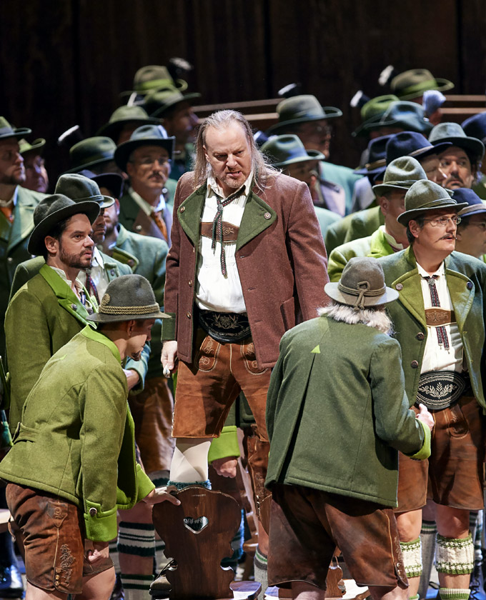 »Lohengrin«, 1. Akt: Evgeny Nikitin als brabantischer Graf Friedrich von Telramund © Wiener Staatsoper GmbH/Michael Pöhn