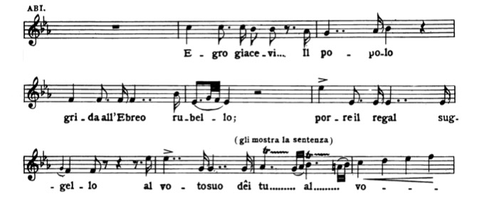 Giuseppe Verdi: »Nabucco«. Abigailles »Egro giacevi…« aus dem dritten Teil (dem Duett mit Nabucco)