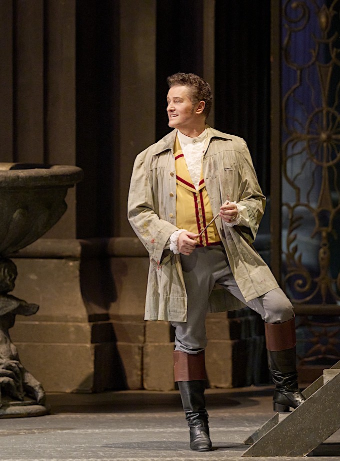 » Tosca «, 1. Akt: Piotr Beczała als alle überragender Mario Cavaradossi © Wiener Staatsoper GmbH/Michael Pöhn