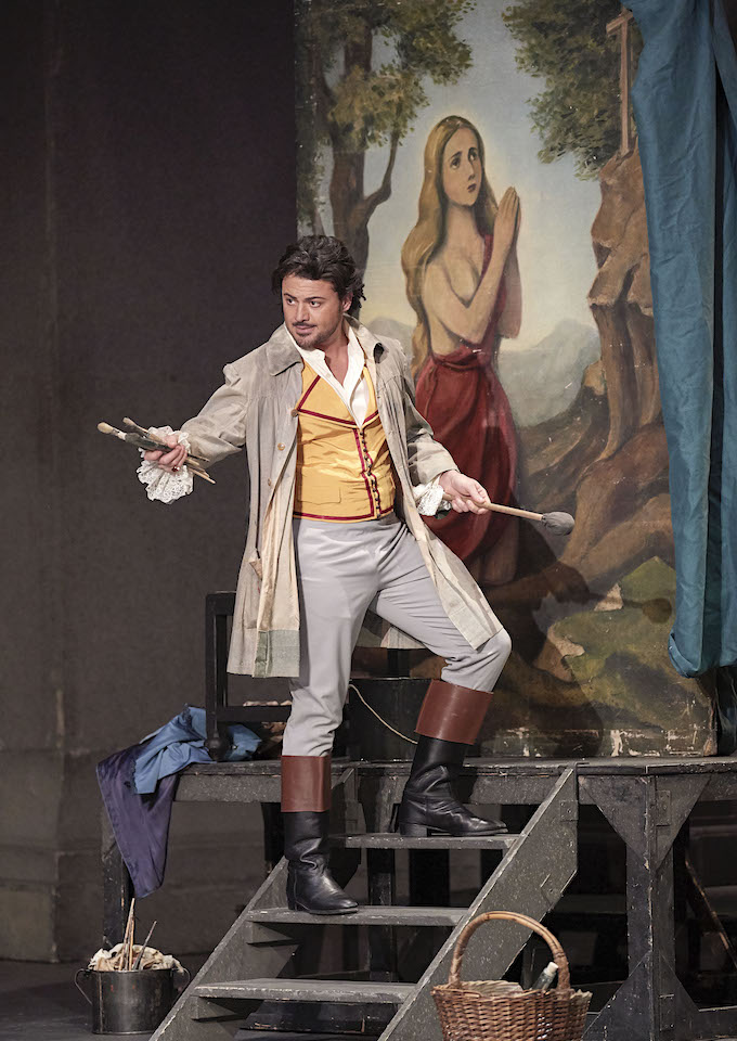 » Tosca «, 1. Akt: Vittorio Grigolo als Mario Cavaradossi (Archivbild aus dem Jänner 2019) © Wiener Staatsoper GmbH/Michael Pöhn