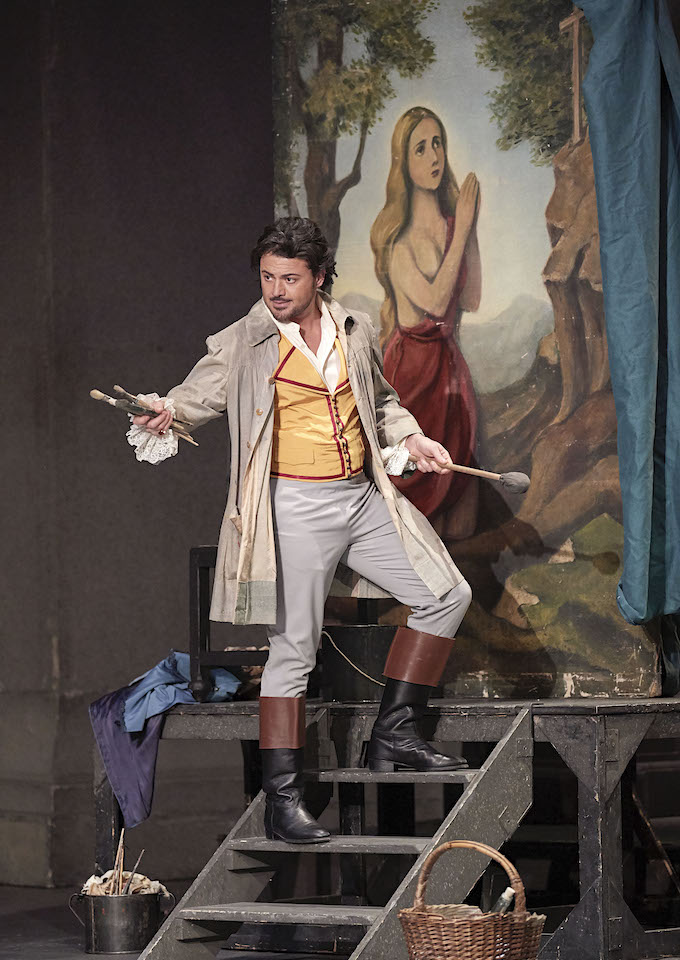 » Tosca «, 1. Akt: Vittorio Grigolo als Mario Cavaradossi (Archivbild aus dem Jänner 2019) © Wiener Staatsoper GmbH/Michael Pöhn